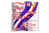 FLORA KITCHEN PAPER TOWEL ROLL 2PLY 60 SHEETS  - FOUR PACK